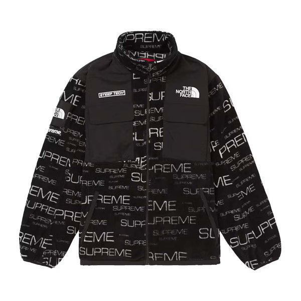 Supreme The North Face Steep Tech Fleece Jacket Black