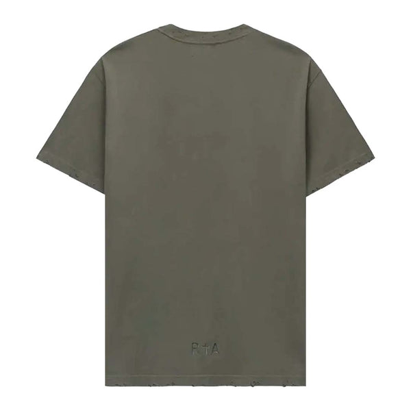 RtA Colin Oversized Tee 'Olive Cyber Sigilism'