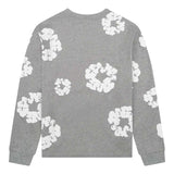 Denim Tears Cotton Wreath Grey Long Sleeve Tee