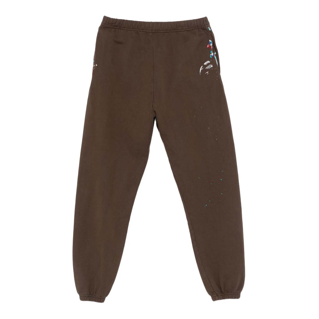 Gallery Dept. French Logo Brown Paint Splatter Sweatpants