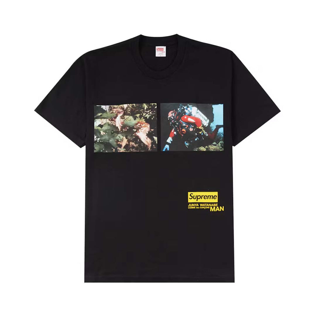 Supreme JUNYA WATANABE CDG MAN Nature Tee Black