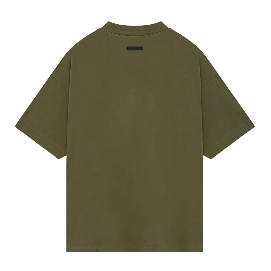 Essentials Fear of God Jersey Crewneck Tee Military