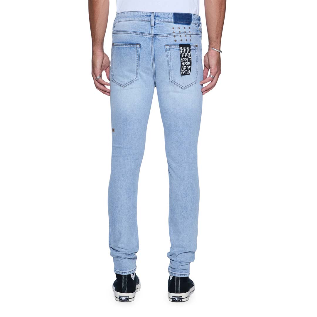 Ksubi Van Winkle Krystal Jeans Light Blue Wash
