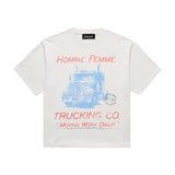 Homme Femme Trucking Co Tee White