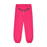 Sp5der Legacy Sweatpants Pink Black