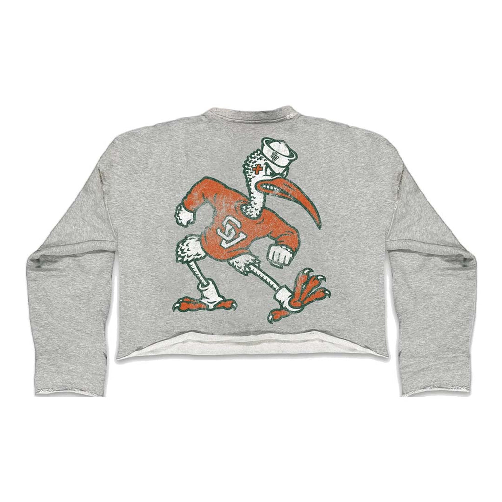 Saint Vanity Canes Miami Crewneck Grey