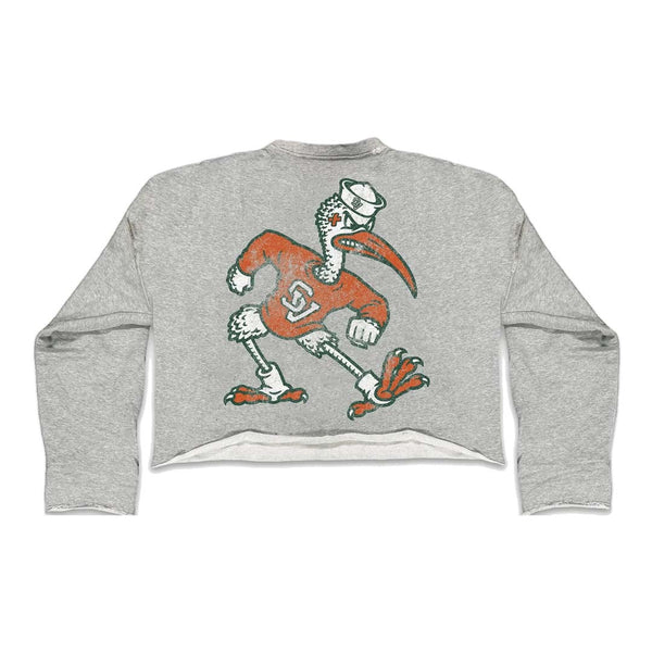 Saint Vanity Canes Miami Crewneck Grey
