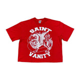 Saint Vanity Griffin Tee Red White