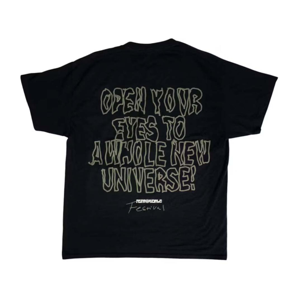 Travis Scott Starry Eyed Tee Black