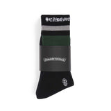 Chrome Hearts Sport Striped Socks Black