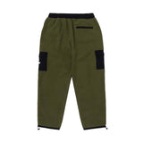 Sinclair Cargo Pocket Fleece Sweatpants Olive Green