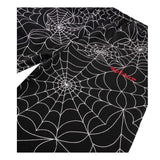 Sp5der Embroidered Black AOP Sweatpants