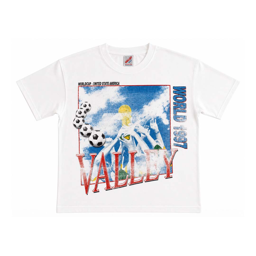 Vale Forever World Cup Trophy Soccer White Tee