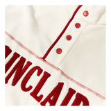 Sinclair Polar Fleece Quarter Button Up Cream