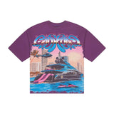 Godspeed Memento Vivere Tee Purple Wash