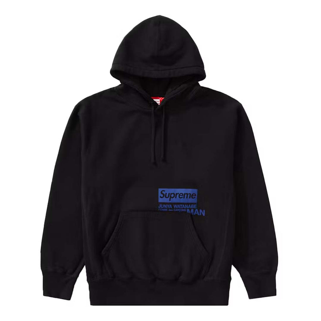 Supreme JUNYA WATANABE CDG MAN Hooded Sweatshirt Black Blue