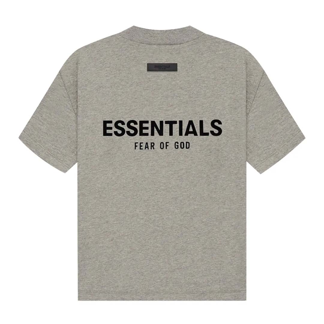 Essentials Fear of God KIDS Dark Oatmeal Tee