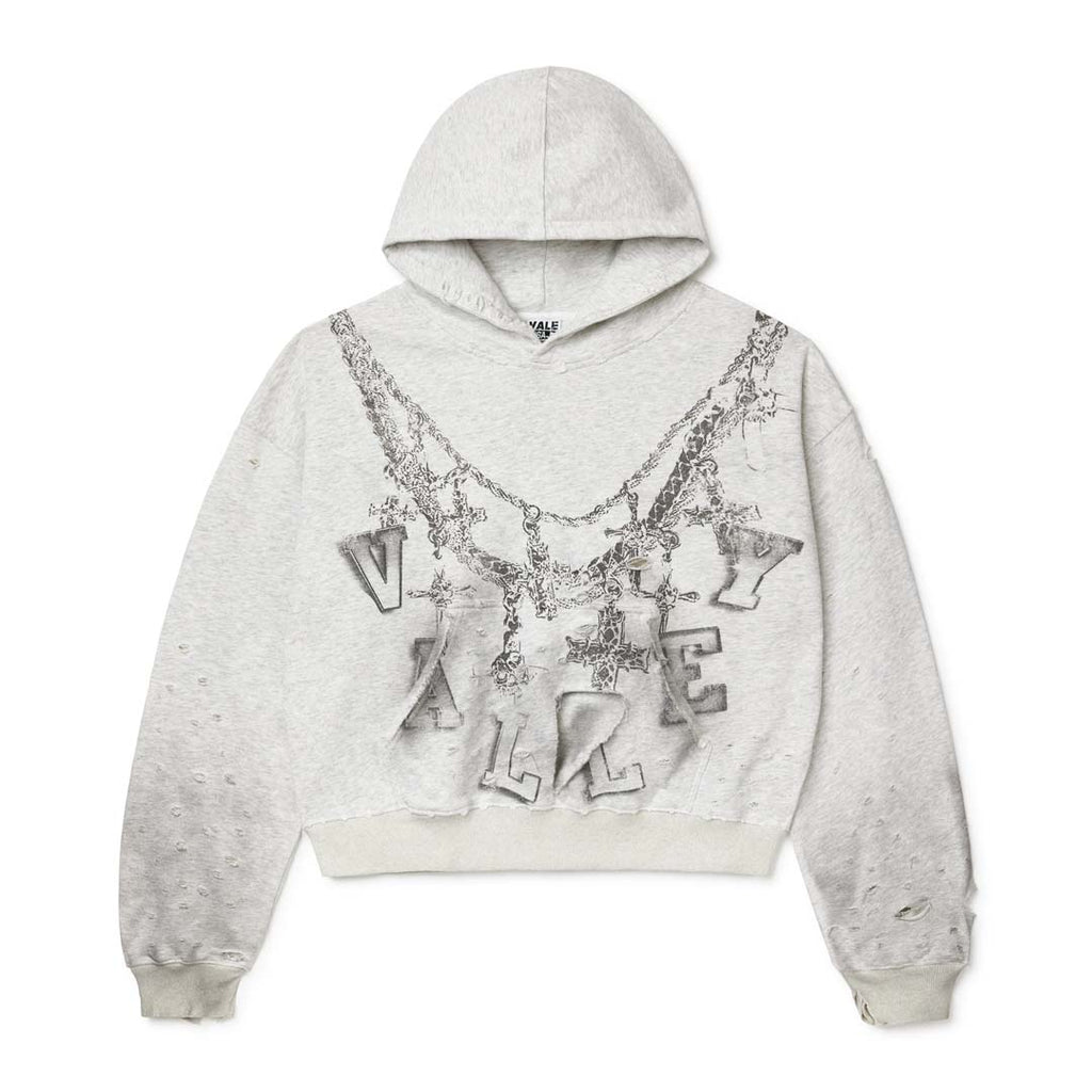 Vale Forever Big Chains Hoodie Light Heather Grey