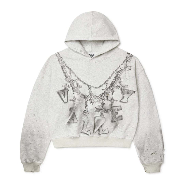 Vale Forever Big Chains Hoodie Light Heather Grey