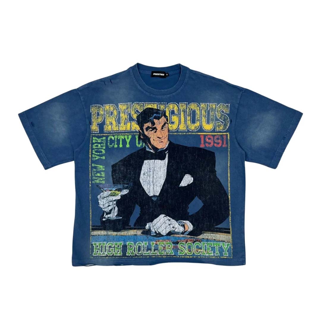 Prestige Blue High Rollers Tee