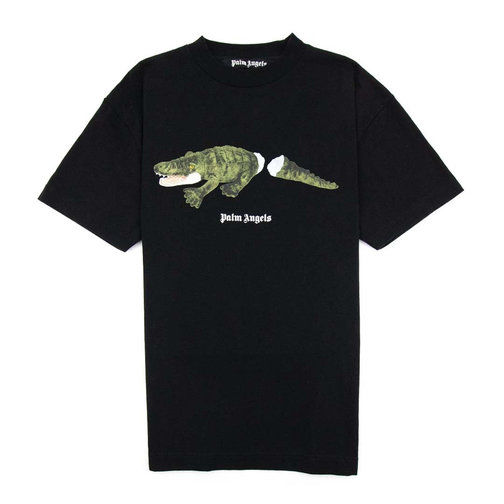 Palm Angels Croco Tee Black Green