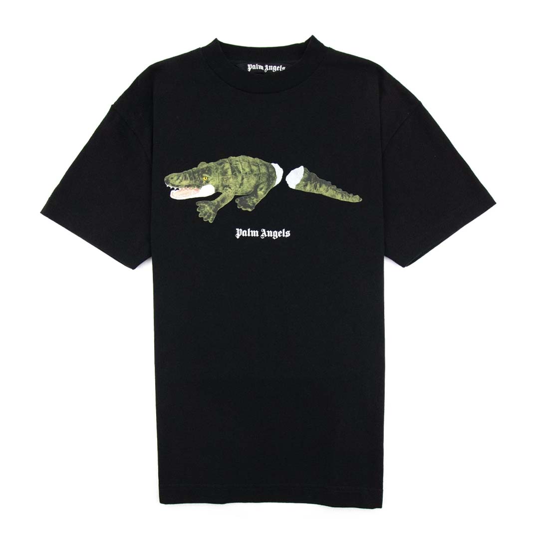 Palm Angels Croco Tee Black Green