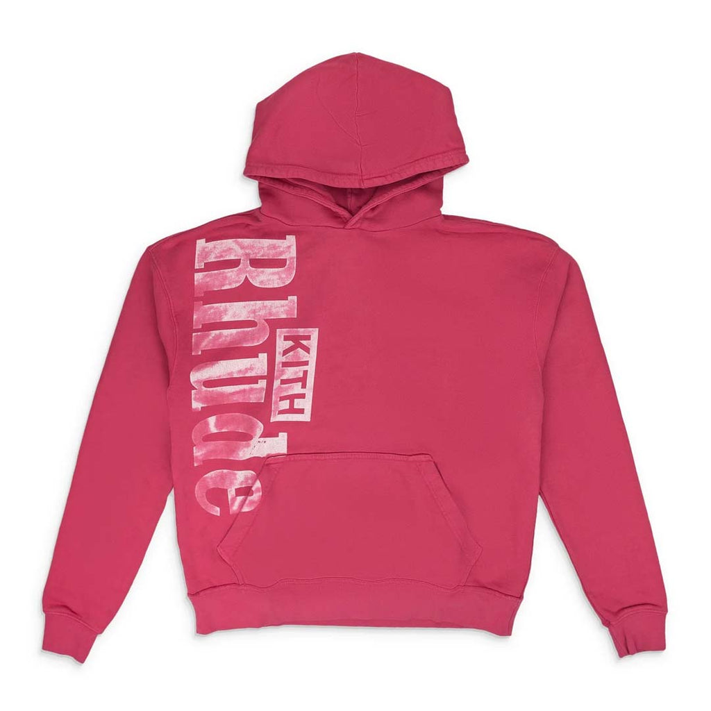 Rhude x Kith Pink Hoodie