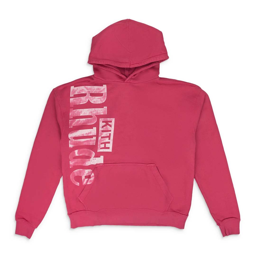 Rhude x Kith Pink Hoodie