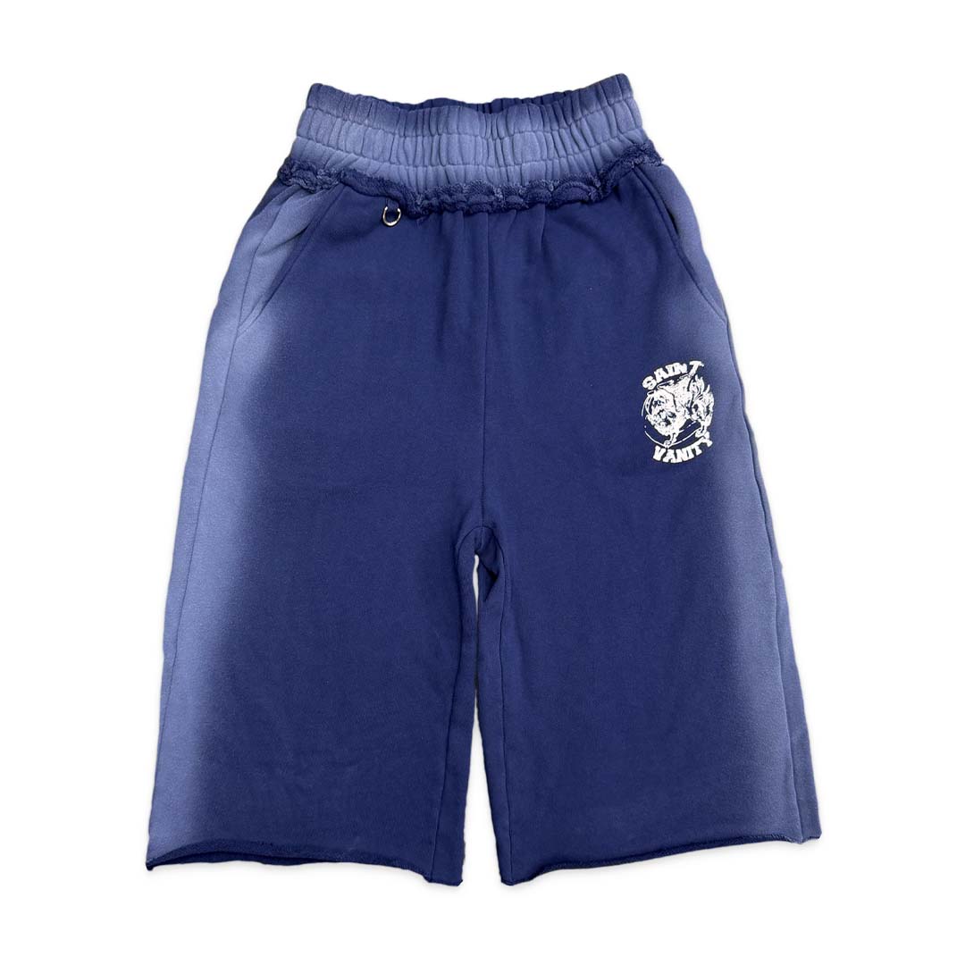 Saint Vanity Long Shorts Faded Ash Navy