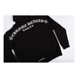 Preowned Chrome Hearts USA Shoulder Logo Black Hoodie