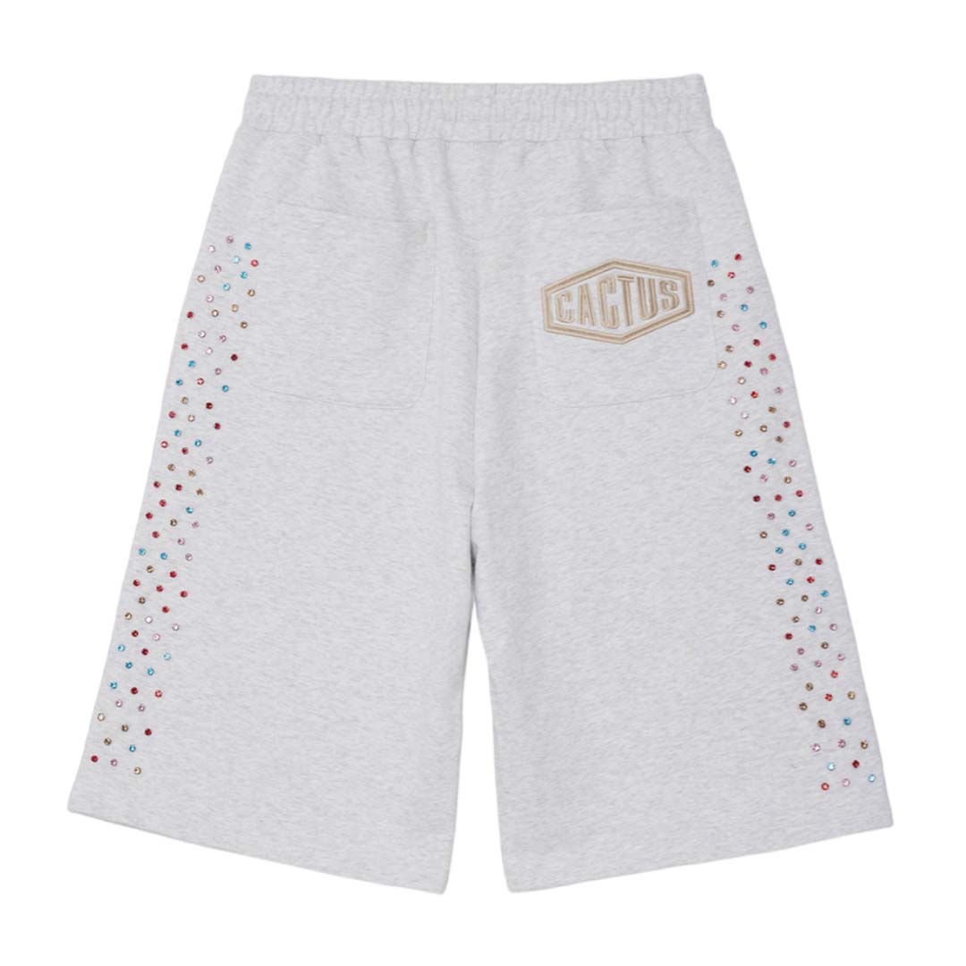 Cactus Valley Crystal Cactus Sweat Shorts Grey