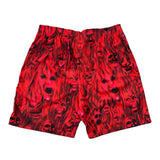 Warren Lotas Skulls Red Mesh Shorts