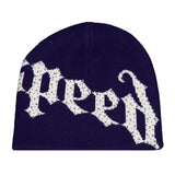 Godspeed OG Logo Studded Beanie Navy White