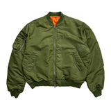 Sinclair Bomber Jacket Reversible Olive Green