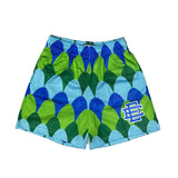 Eric Emanuel EE Shorts Green Blue Fishscale