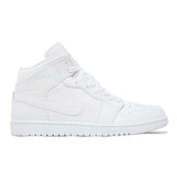 Jordan 1 Mid Triple White
