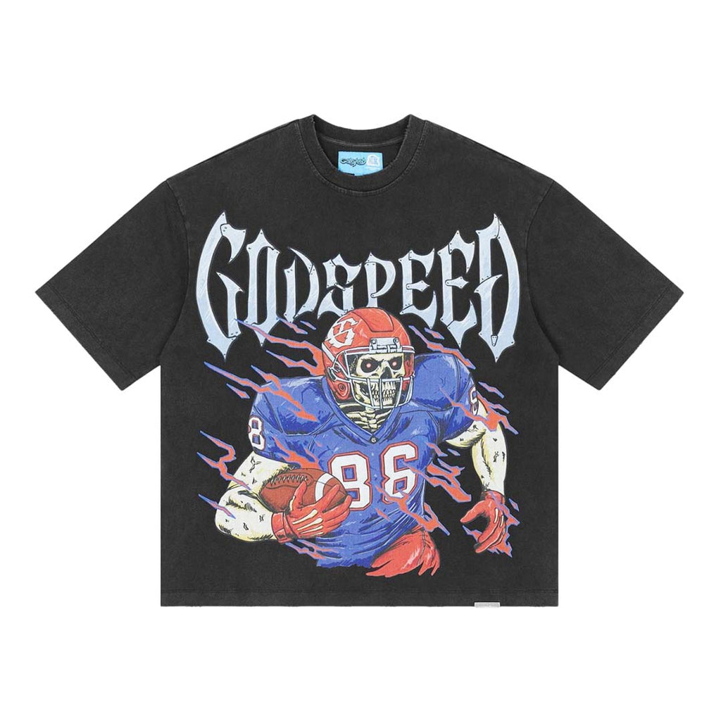 Godspeed End Zone Tee Black