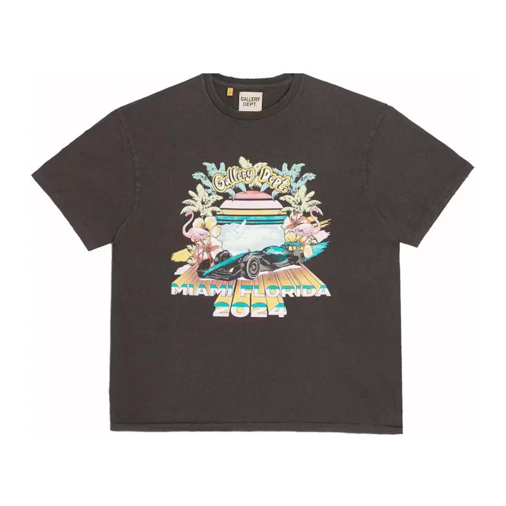 Gallery Dept. Miami International Autodrone Grand Prix Tee Faded Black