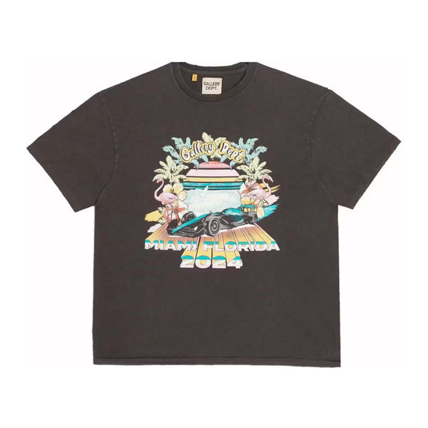 Gallery Dept. Miami International Autodrone Grand Prix Tee Faded Black