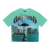 Godspeed Liberty Lift Miami Exclusive Tee Teal