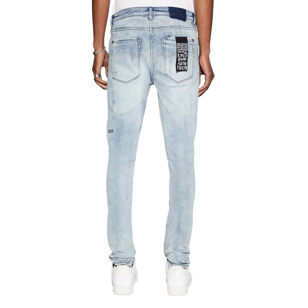 Ksubi Van Winkle Thrashed Jeans Blue Wash