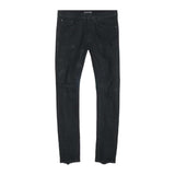 PURPLE BRAND Oil Spill Low Rise Skinny Jeans 'Black'