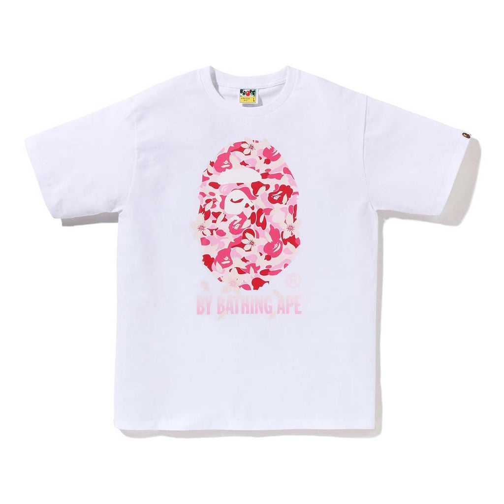 BAPE ABC Camo By Bathing Ape Tee Sakura White Pink