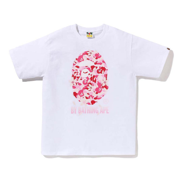 BAPE ABC Camo By Bathing Ape Tee Sakura White Pink