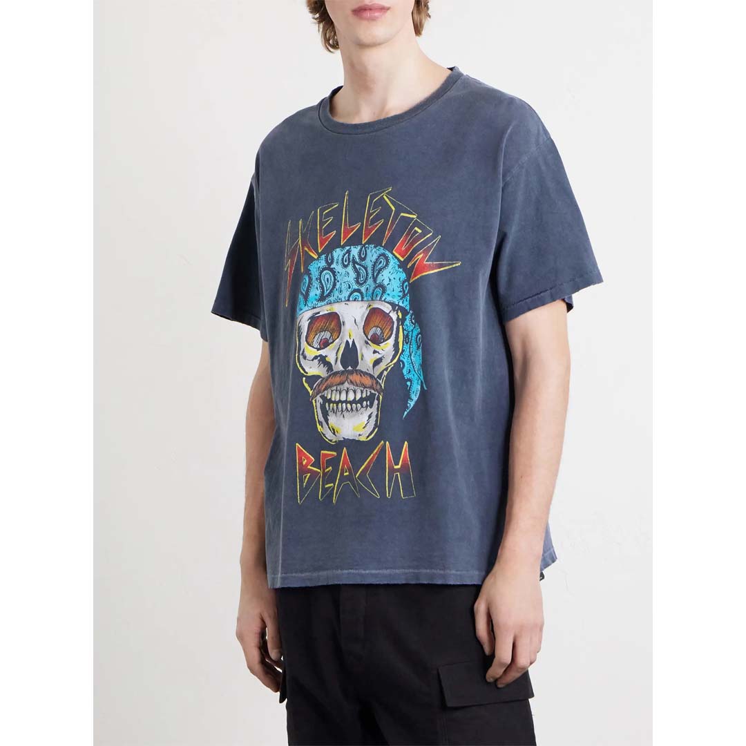 Gallery Dept. Skeleton Beach Distressed Tee Grey
