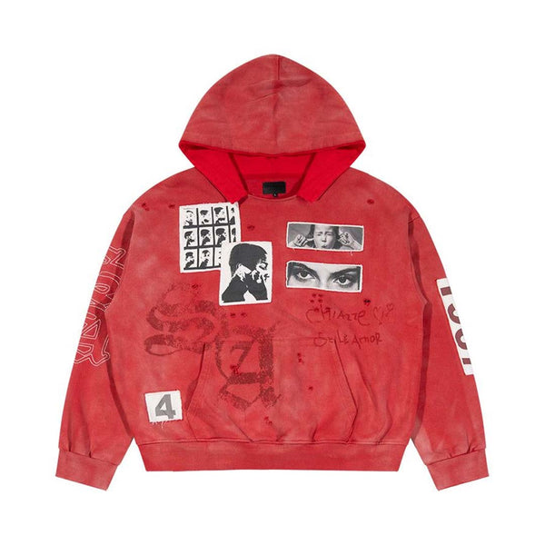 Stile de Amor Rosso Hoodie Red