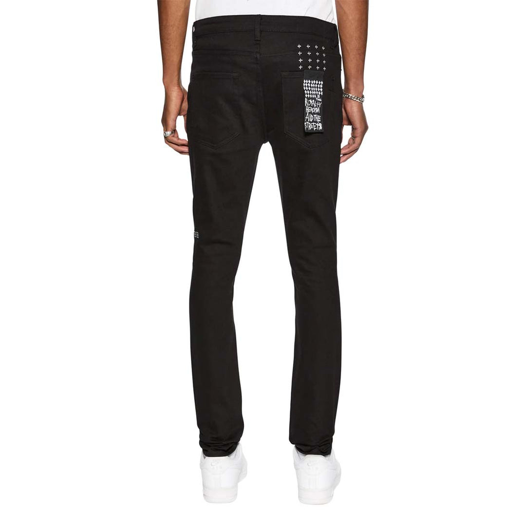 Ksubi Van Winkle Ace Black Sliced Jeans Black