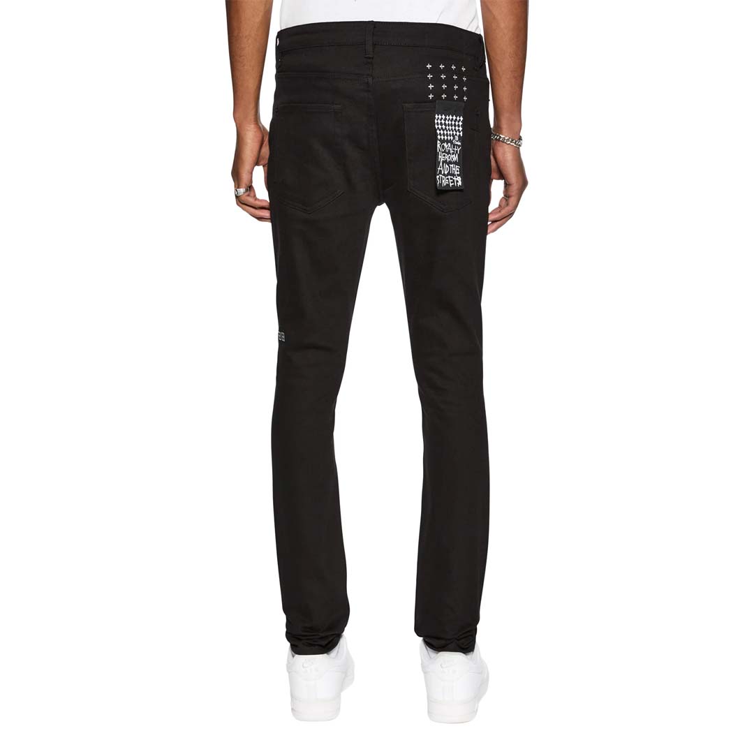 Ksubi Van Winkle Ace Black Sliced Jeans Black