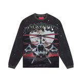 Godspeed Air Strike Grey Wash Long Sleeve