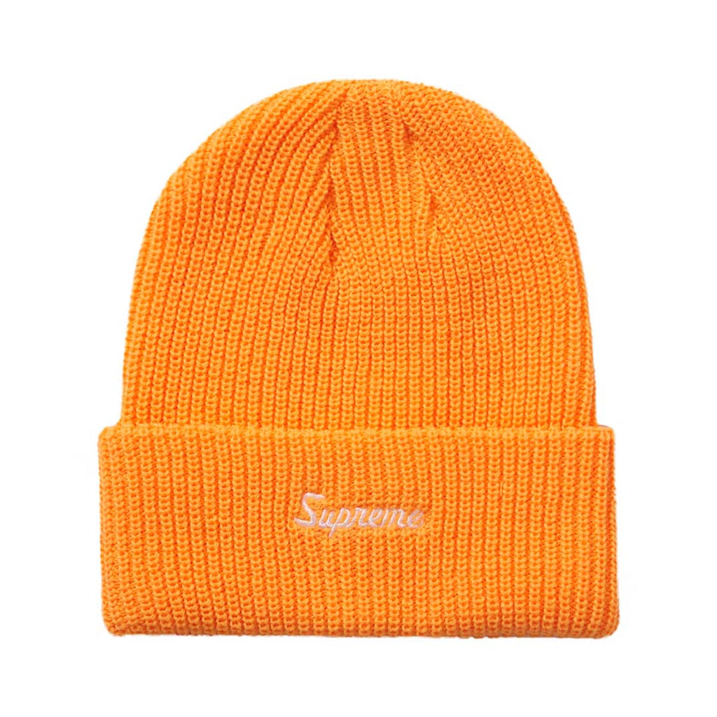 Supreme Loose Gauge Beanie Light Neon Orange
